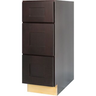 Everyday Cabinets Dark Espresso Wood Bathroom Vanity Drawer Cabinet