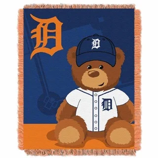 MLB 044 Tigers Field Bear Baby Throw