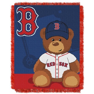 MLB 044 Red Sox Field Bear Baby Throw