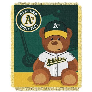 MLB 044 Athletics Field Bear Baby Throw