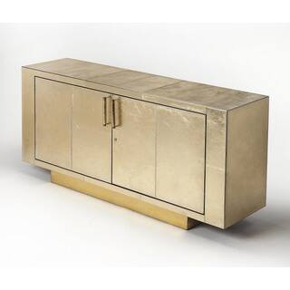 Butler Francois Gold Leather Buffet