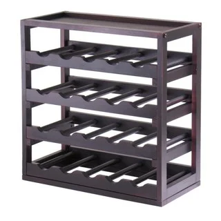 Winsome Wooden Kingston Stackable Removable Tray Storage Wine Cube
