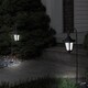 Pure Garden Solar LED Black Hanging Coach Lantern (Set of 2) - Thumbnail 2