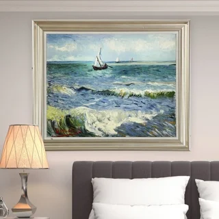 Vincent Van Gogh 'Seascape at Saintes-Maries' Canvas Art