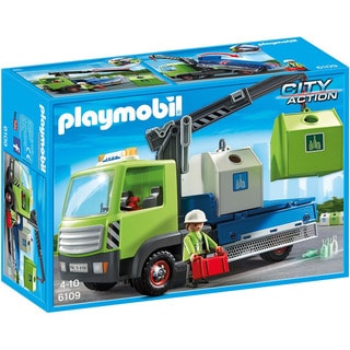 Playmobil City Action Glass-sorting Truck Playset