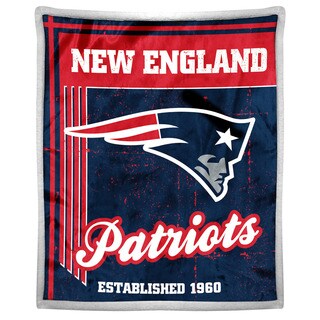 The Northwest Company NFL New England Patriots Mink Sherpa Throw