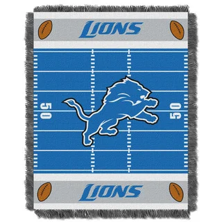 NFL 04401 Lions Field Baby Throw
