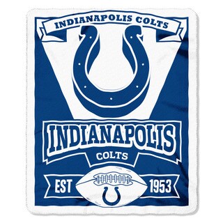 NFL 031 Colts Marque Fleece Throw