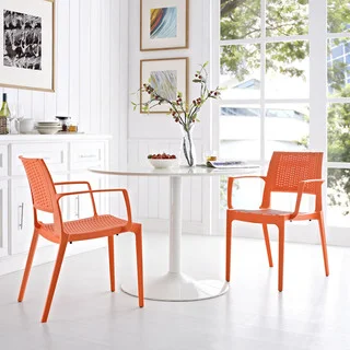 Modway Astute Polypropylene Dining Chairs (Set of 2)