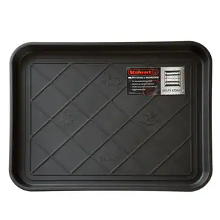 Stalwart 20 x 15-inch Black Eco Friendly Utility Boot Tray Mat