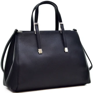Dasein Faux Buffalo Classic Briefcase with Removable Shoulder Strap