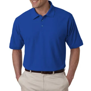 Tall Whisper Men's Royal Blue Pique Polo Shirt