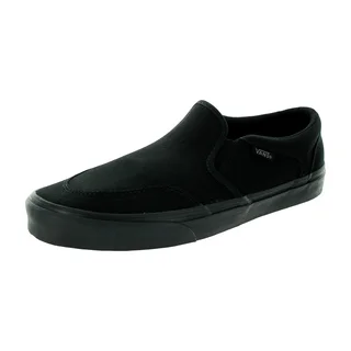 Vans Men's Asher Black Canvas Skate Shoe