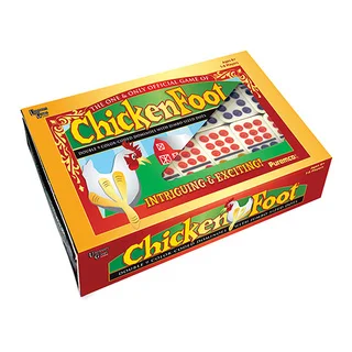 ChickenFoot Professional Size Double 9-color Dot Dominoes