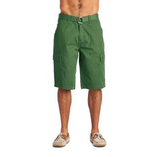 OTB Men's Green Cotton Cargo Shorts