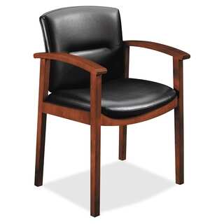 HON Park Avenue Collection Hardwood Guest Chairs - Cognac