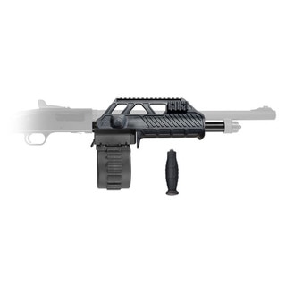 Adaptive Tactical Venom Mossberg 500/88 Shotgun Magazine Conversion Kit with 10rd Rotary Mag and Wraptor Forend