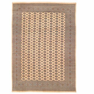 Herat Oriental Pakistani Hand-knotted Bokhara Wool Rug (9'11 x 14'1)