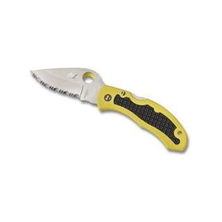 Spyderco Snap-It Salt Yellow Steel Pocket Knife