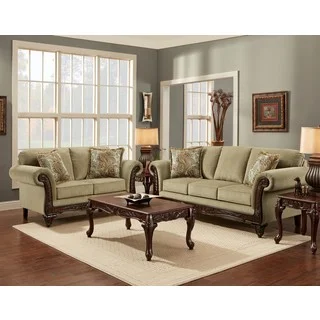 SOFA TRENDZ Chasity Platinum 5-piece Living Room Sofa Set