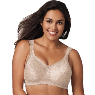 Playtex Women's Honey Polyester/Spandex 18-hour Comfort Lace Wirefree Bra