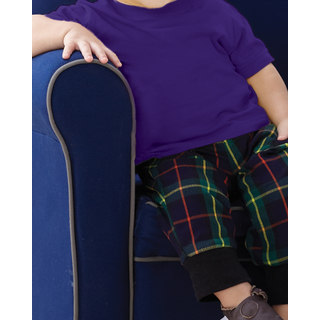 Infants' Purple Fine Cotton-blend Jersey T-shirt