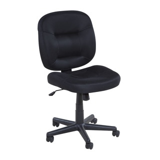 Comfort Products OneSpace 60-2382 Black Mesh Nylon Base Low-back Task Chair