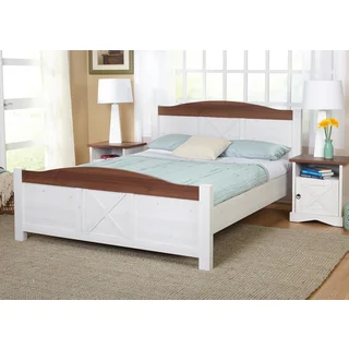 Simple Living Juliette Queen-Size Bed and Nightstand Bedroom Set
