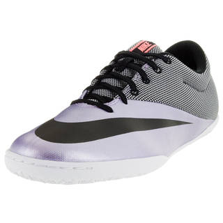 Nike Men's Mercurialx Pro Ic Urban Lilac/Black/Bright Mango Indoor Soccer Shoe