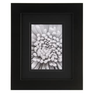 Gallery Solutions Black Matted Frame