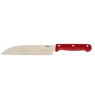 Ginsu Red Stainless Steel 7-inch Santoku Knife