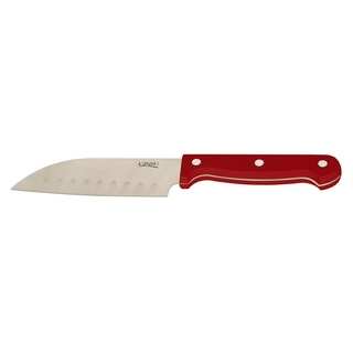 Ginsu Essentials Pomegranate Red Stainless Steel 5-inch Santoku Knife