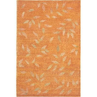 Abbyson Living Hand-knotted 'Moments' Brown Wool Rug (6' x 9')