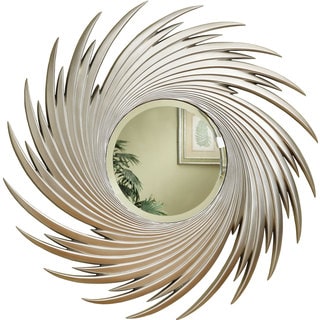 Coaster Silver Spiral Round Wall Mirror