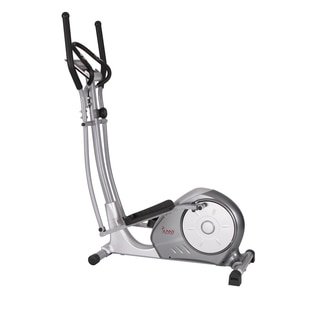 Sunny Health Fitness Silver Portable Magnetic Elliptical Trainer