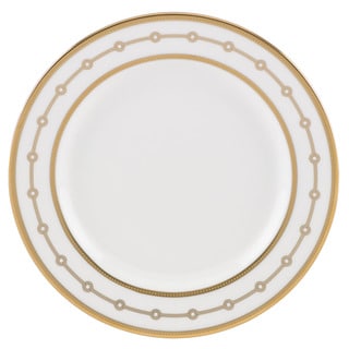 Lenox Jeweled Jardin White/Goldtone China Butter Plate