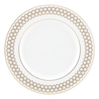 Lenox Prismatic Gold/White China Salad Plate