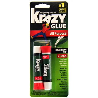 Krazy Glue KG517 2-count Instant Krazy Glue All Purpose Tube