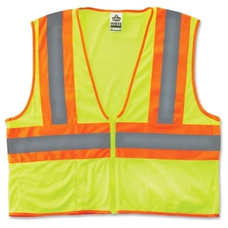 GloWear Class 2 Two-tone Lime Vest - (1 Each)