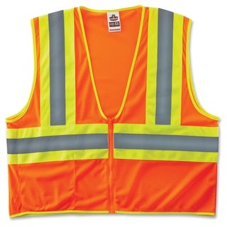 GloWear Ergodyne GloWear Class 2 Two-tone Orange Vest - (1 Each)
