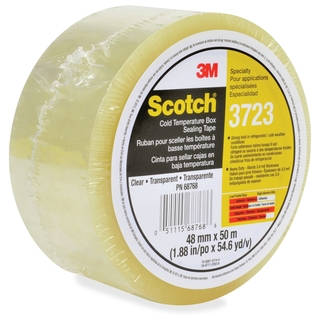 Scotch Cold Temperature Box-Sealing Tape 3723 - Clear (1/Roll)