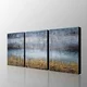 preview thumbnail 7 of 5, 'Abstract 674' Gallery-wrapped Canvas 3-piece Hand-painted Art Set - Multi