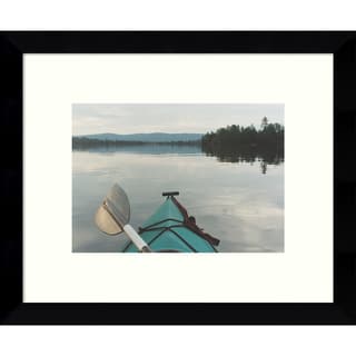 Framed Art Print 'Kayak Dreams' by Orah Moore 11 x 9-inch