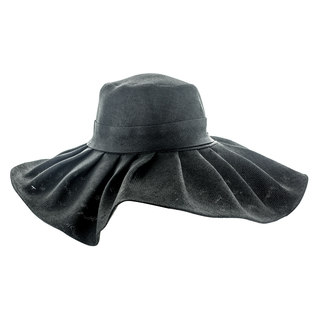 Faddism Women's Floppy Sun Hat with Ruffled Rim