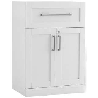 NewAge Products White Shaker Style 24-inch Wide x 16-inch Deep Two-door Home Bar Cabinet