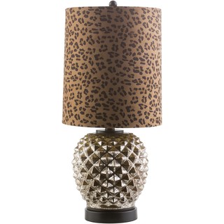 Akio Table Lamp with Painted Glass Base