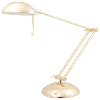 Light Accents Bowery Collection Goldtone Metal 3-watt LED Adjustable Desk Lamp