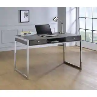 Wood and Chrome Writing Desk