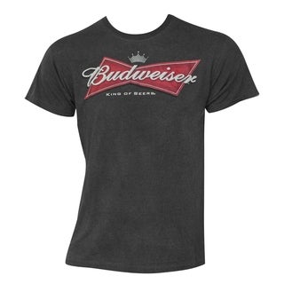 Men's Budweiser Logo Black T-Shirt