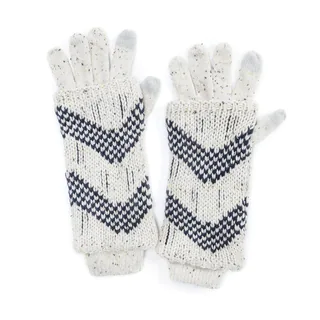 Muk Luks Women's Acrylic Shag Texture 3-in-1 Gloves
